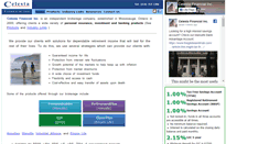 Desktop Screenshot of celestafinancial.com